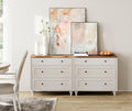 WAMPAT White Dresser for Bedroom by WAMPAT