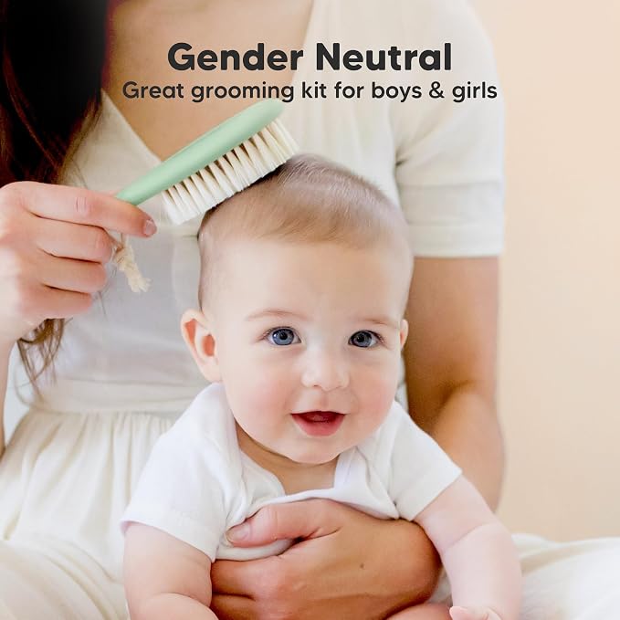 Wooden Baby Hair Brush - Image 8