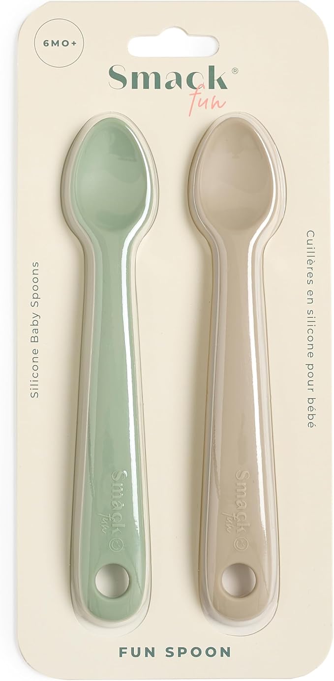 Smack Fun - Silicone Baby Feeding Spoons | 2 Pack - Image 4