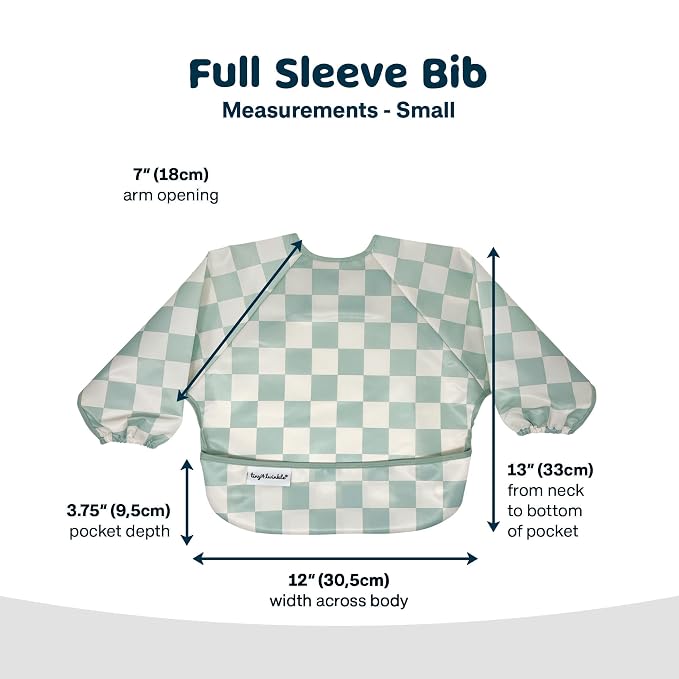 Tiny Twinkle Long Sleeve Bib for Babies & Toddlers – Waterproof Smock Bib for - Image 7