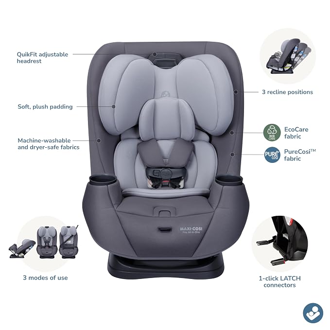Maxi-COSI Pria All-in-One Convertible Car Seat, Infant to Toddler Car Seat - Image 8