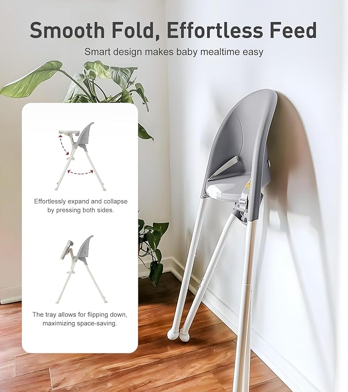 Funny Supply 3-in-1 Cute Folding High Chair, High Chairs - Image 3
