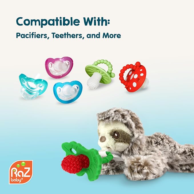 RaZbaby Dragon RaZbuddy w/RaZberry Teething Relief Pacifier – Soothes Sore Gums - Image 9