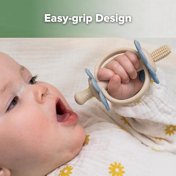 haakaa Silicone Baby Teether Toys, Nipple-Shaped End - Image 6