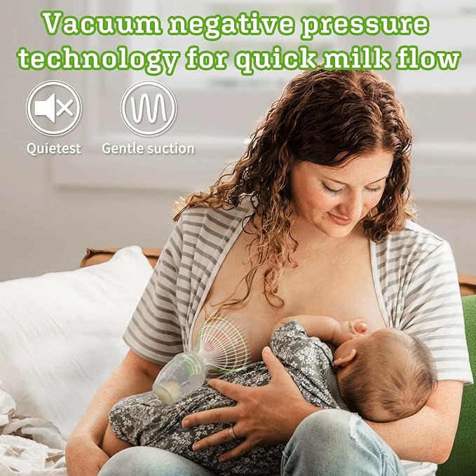 haakaa Manual Breast Pump for Breastfeeding 4oz/100ml and Ladybug Milk - Image 3