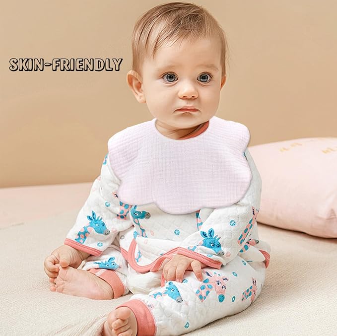 Baby Bibs Muslin Drool Teething Drooling Bibs - Image 6