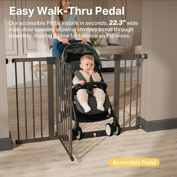 Cumbor 29.7"–51.5" Extra Wide Baby Gate - Image 8