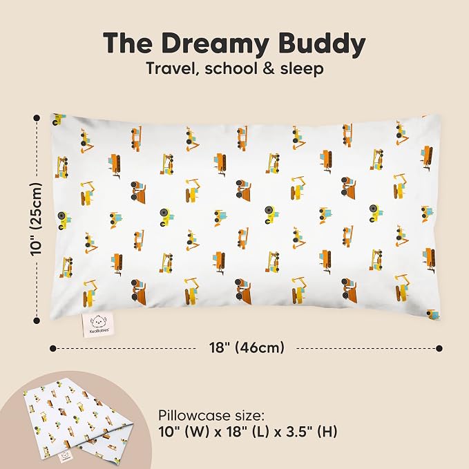 Toddler Pillow with Pillowcase - Image 3