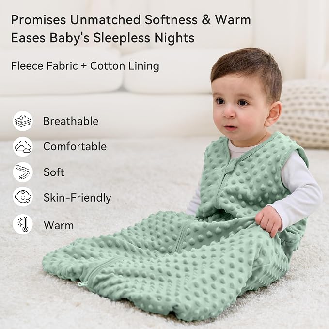 Fleece Baby Sleep Sack 12-18 Months - Image 2