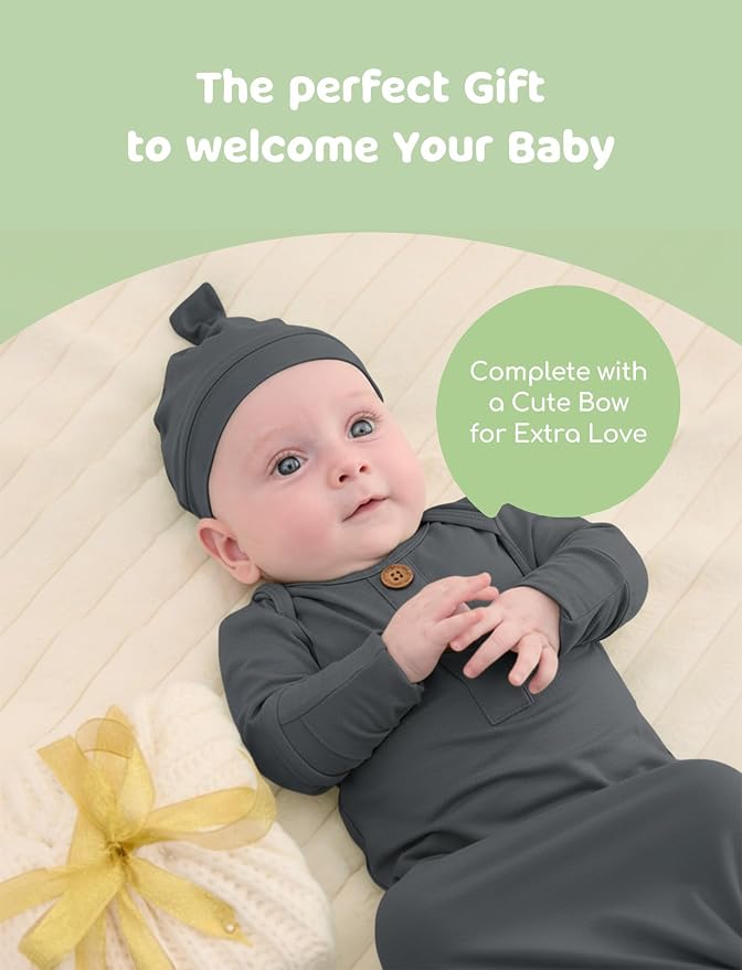 PATPAT Baby Sleeper Gown with Bamboo Viscose - Image 4