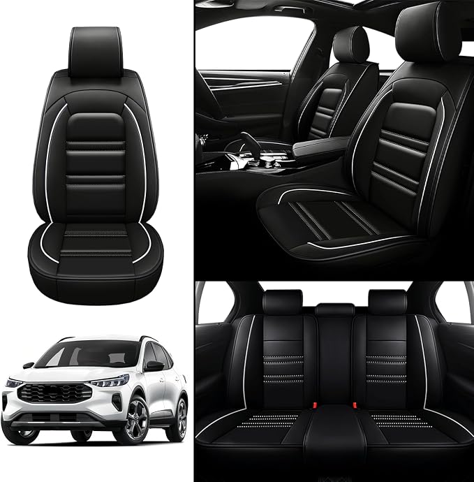 Seat Covers for Ford Escape 2001-2025 | 5-Seats Leather Seat Covers - Image 2