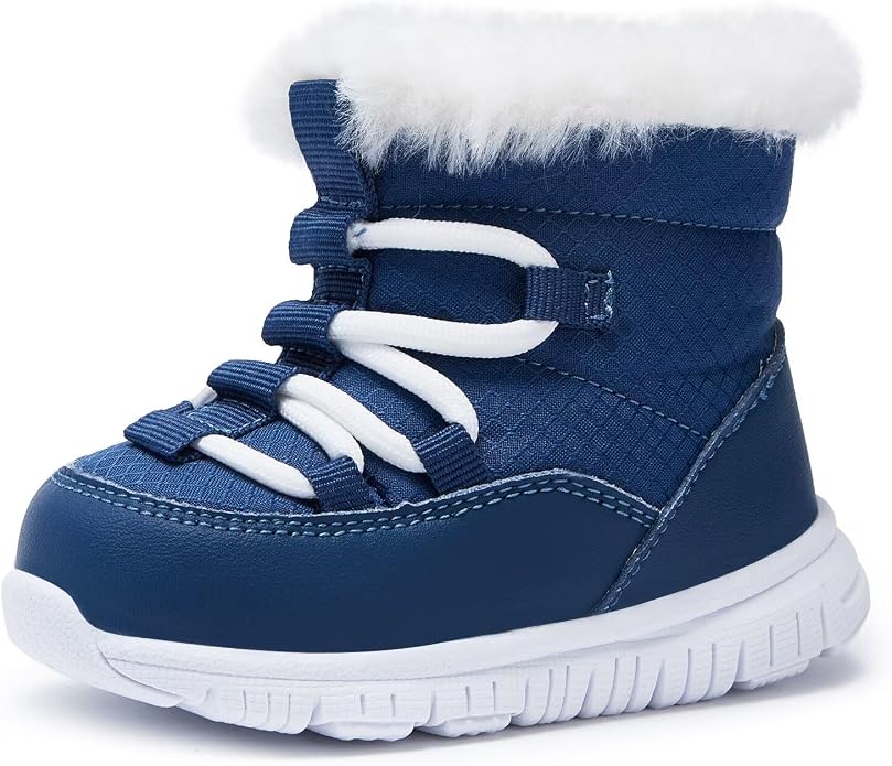 BMCiTYBM Girls Boys Snow Boots Warm Winter Fur Lined Baby Shoes by BMCiTYBM