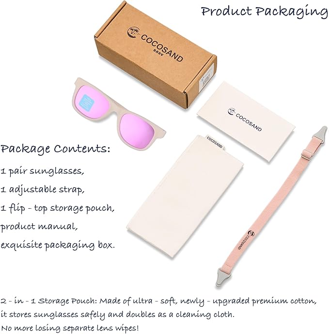 COCOSAND Flexible Baby Sunglasses - Image 2
