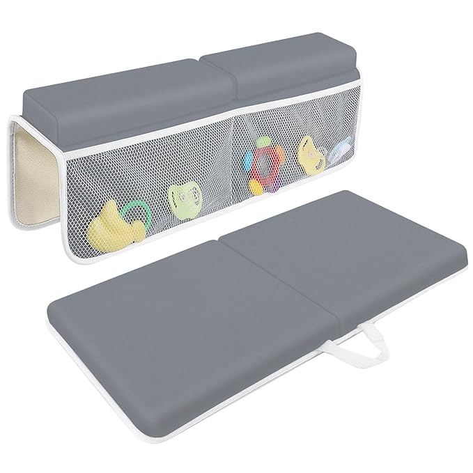 JJGoo Bath Kneeler with Elbow Rest Pad Set, 1.5 inch Kneeling Pad Mat by JJGoo