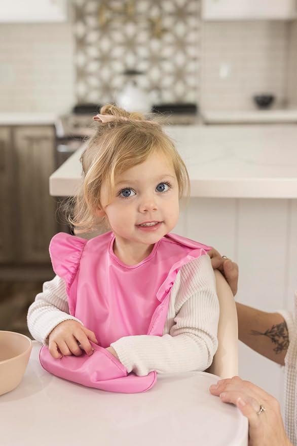 Tiny Twinkle Mess Proof Baby Bibs - Image 2