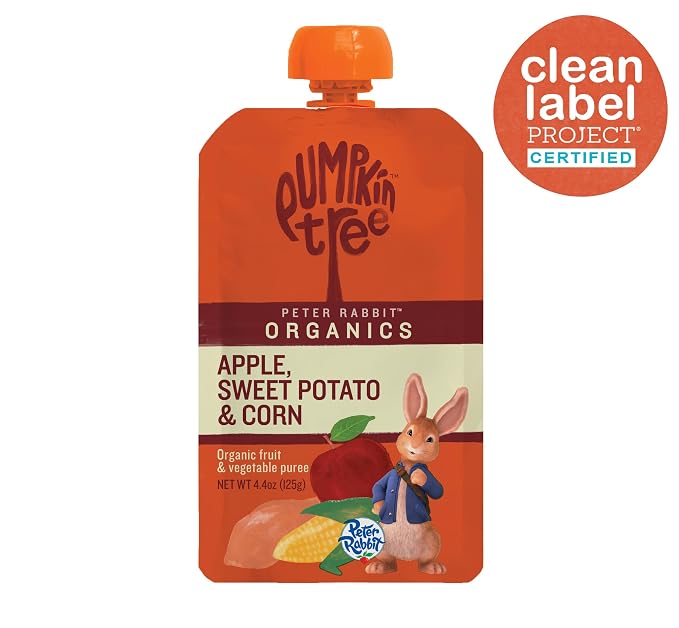 Pumpkin Tree Peter Rabbit Organics, Sweet Potato, and Corn, 4.4 Ounce - Image 9
