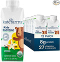 KATE FARMS Organic Kids Nutrition Vanilla Shake, 8g Protein, 27 Vitamins and by KateFarms