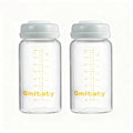 Breast Milk Storage Bottles 240ml 8oz BPA-Free Leak-Proof Baby Bottle by Qmibaby