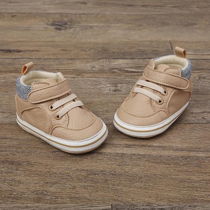 Clowora Baby Boys Girls Shoes Non-Slip Rubber Sole Sneakers Infant First - Image 4