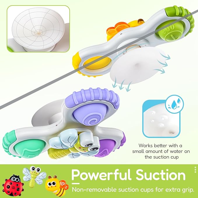 ALASOU 3PCS Pop Suction Cup Spinner Toys - Image 2
