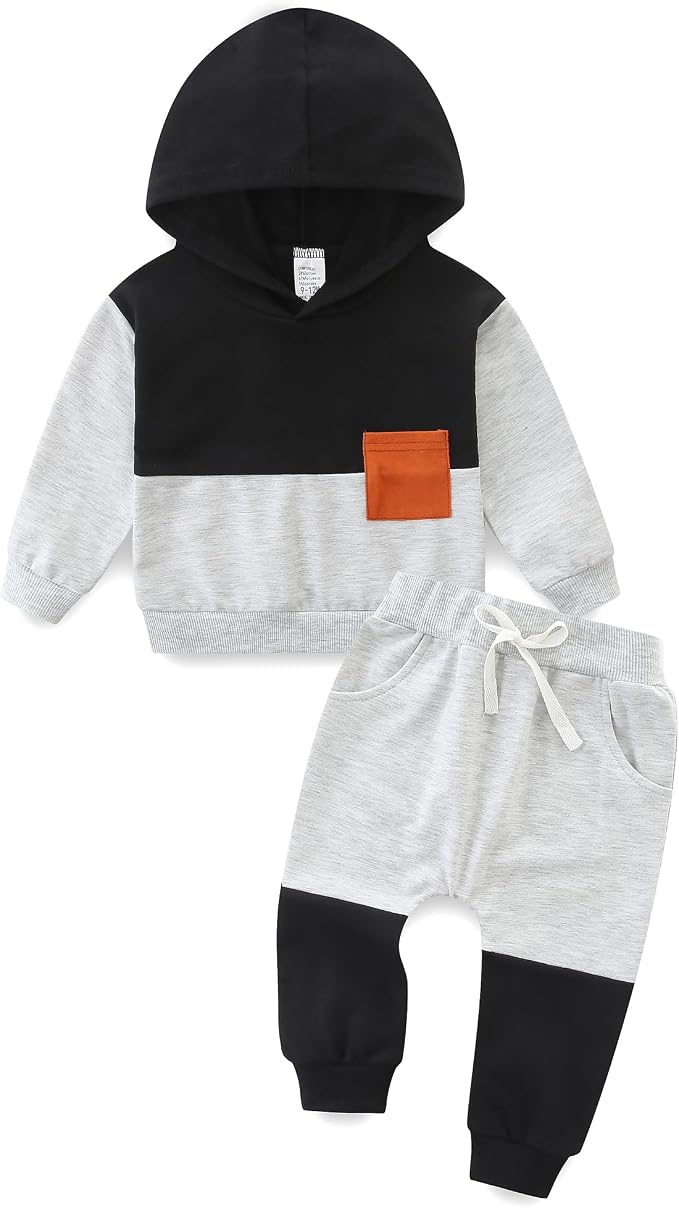 Baby Boy Outfits Short Long Sleeve Pants Clothes Set Spring Summer Hooded by BabymineStartFromTheHeart