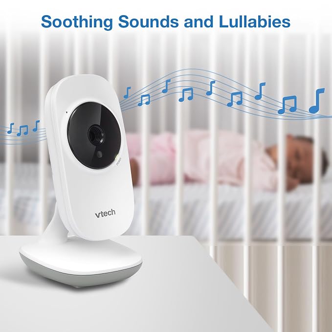 VTech VM819 Baby Monitor with Camera and Audio, 2.8” Screen Portable Baby Camera - Image 9