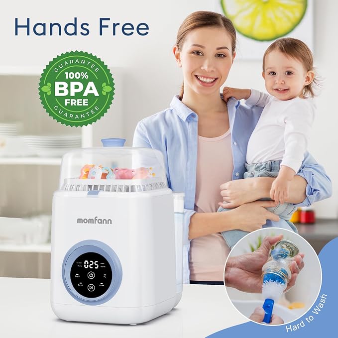 Baby Bottle Washer-19 Min Rapid Wash, Sterilizer and Dryer, All-in-One Cleaner - Image 8