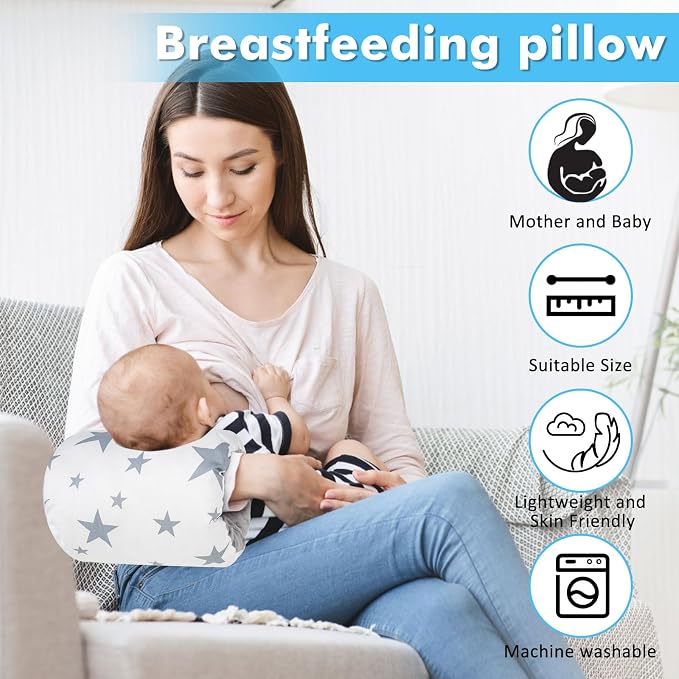 Nursing Arm Pillows for Breastfeeding, Baby Feeding Arm Pillow Portable and - Image 2