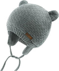 XIAOHAWANG Baby Hat Cute Bear Toddler Earflap Beanie Warm by XIAOHAWANG