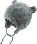 XIAOHAWANG Baby Hat Cute Bear Toddler Earflap Beanie Warm by XIAOHAWANG