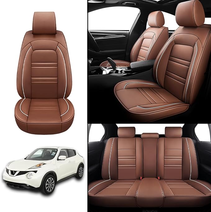 Seat Covers for Nissan Car Juke 2011-2017 | 5-Seats Leather Seat Covers - Image 2