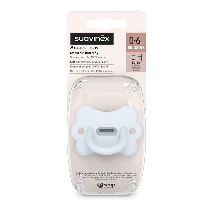 Color Essence SX PRO Silicone Butterfly Baby Pacifier 1Pk, Made - Image 4