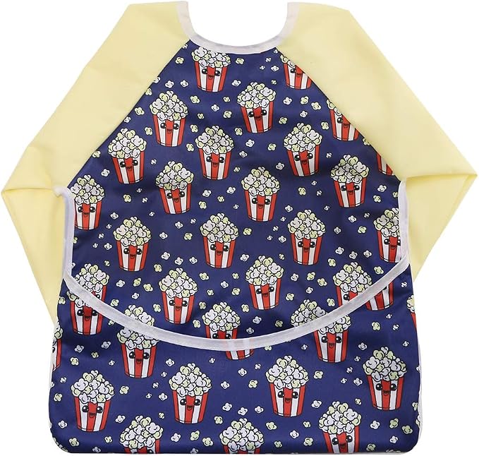 Infant Toddler Baby Waterproof Sleeved Bib, Bib by Hi+Sprout