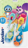 Jordan* | Step 1 Baby Toothbrush | 0-2 Years, Soft Bristles, BPA Free | Green & by Jordan