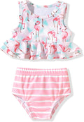 Aalizzwell Toddler Baby Girl Bathing Suit Two Piece Swimsuit Bikini Beach Wear by Aalizzwell