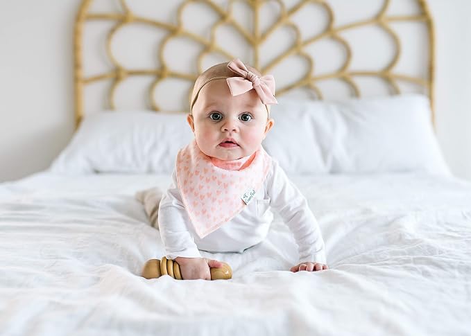 Copper Pearl 6 Pack Soft Cotton Baby Bibs - Image 7