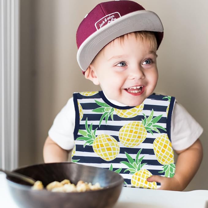 BapronBaby Pineapple Stripes Bapron - Image 6