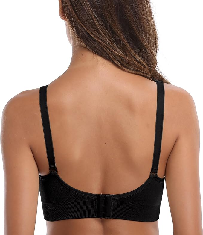 Lataly Womens Seamless Nursing Bra Sleeping Maternity Bralette - Image 3