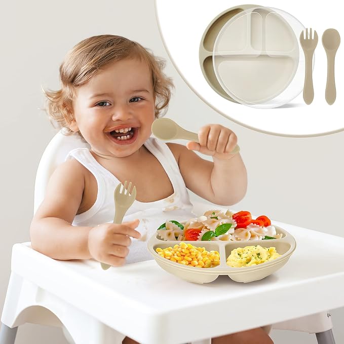 Meanplan 6 Pack Suction Plates for Toddlers - Image 6