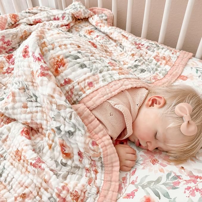 100% Cotton Muslin Baby Blanket - Image 7