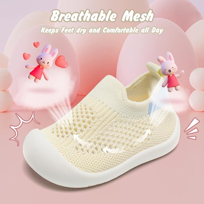 Baby Walking Shoes Toddler Girl Boy Soft Sole Breathable Cotton Canvas Shoes - Image 6