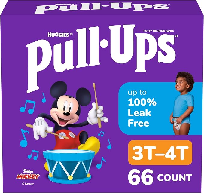 Pull-Ups Boys' Potty Training Pants, Size 3T-4T Training Underwear by Pull-Ups