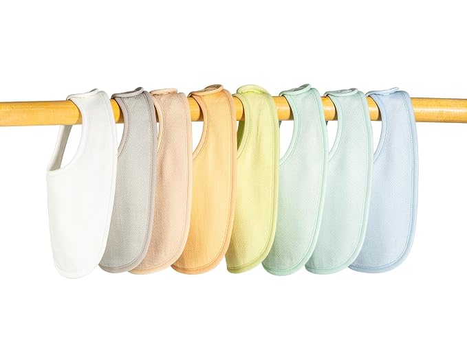 Tiny Twinkle 8 Pack Baby Bibs for Drooling and Teething – Waterproof & - Image 7