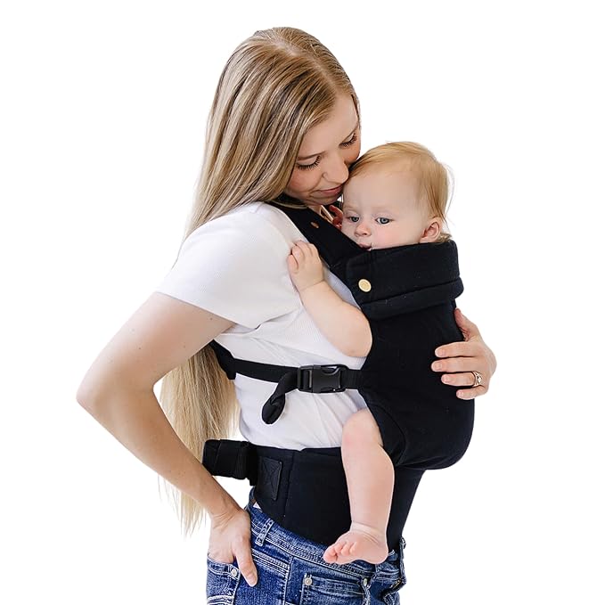 Ava & Oliver Essential Baby Carrier – Ergonomic, Hip-Healthy Soft Structured by avaoliver