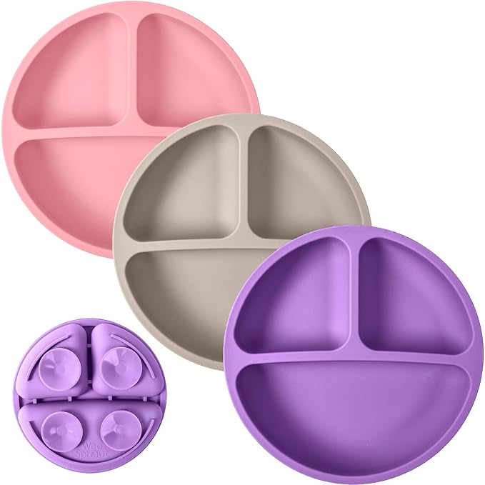 WeeSprout Suction Plates for Babies & Toddlers by WeeSprout