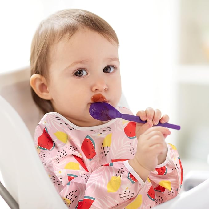 3 Pcs Long Sleeved Bib Set|Baby Waterproof Bibs - Image 7