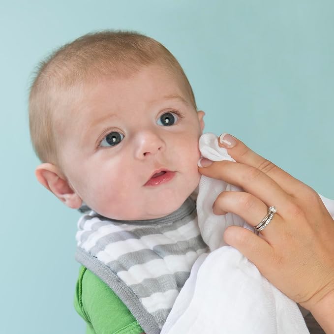 green sprouts Reusable Muslin Cloths Made from Organic Cotton |Reusable Baby - Image 2