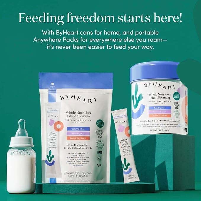ByHeart Whole Nutrition Anywhere Pack™ Infant Formula Powder, Made - Image 8