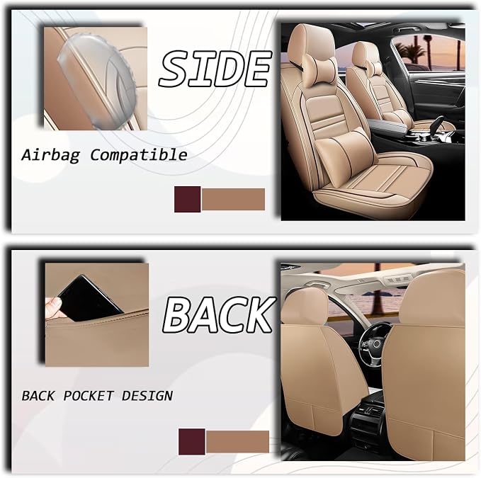 Car Seat Covers for JP Liberty 2002-2012 | 5-Seats Seat Covers, Waterproof Seat - Image 6