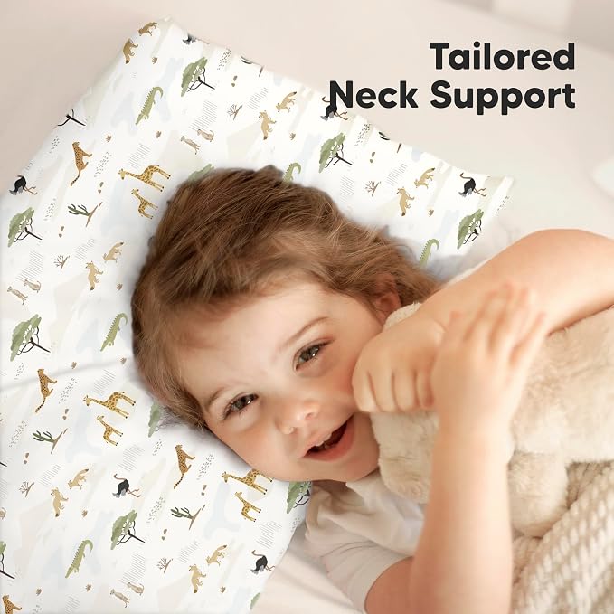 KeaBabies Toddler Pillow with Pillowcase, Jumbo 14X20 - Image 5
